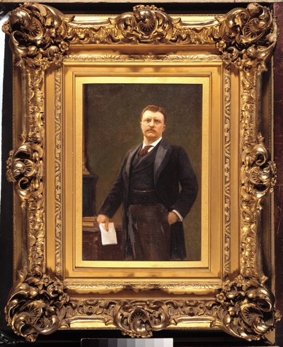 Theodore Roosevelt by Carl Ludwig Friedrich Becker